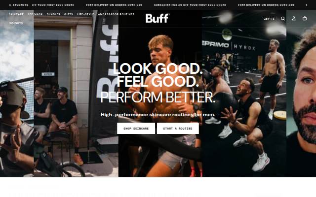 Buff storefront