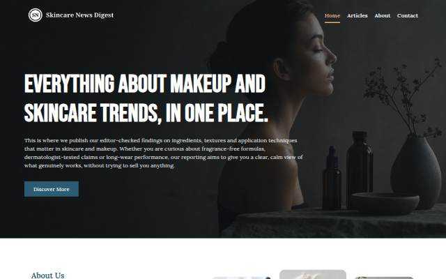 Skincare News Digest storefront