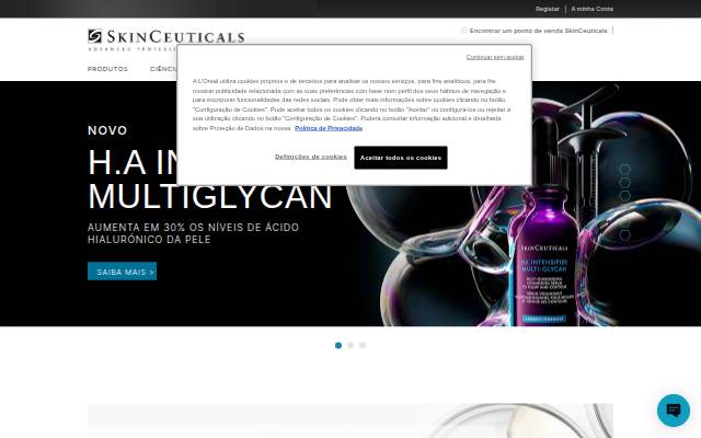 SkinCeuticals: cuidados avançados para a pele storefront