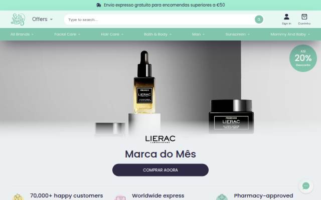 Escaparate de SkinLovers