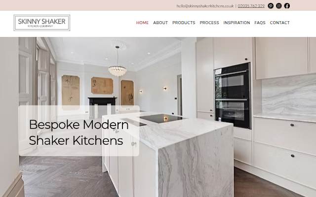Skinny Shaker Kitchens storefront