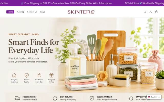 Skintefic storefront