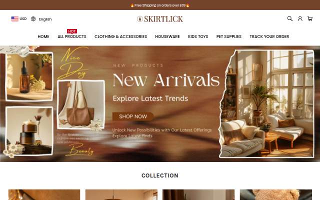 SKIRTLICK storefront