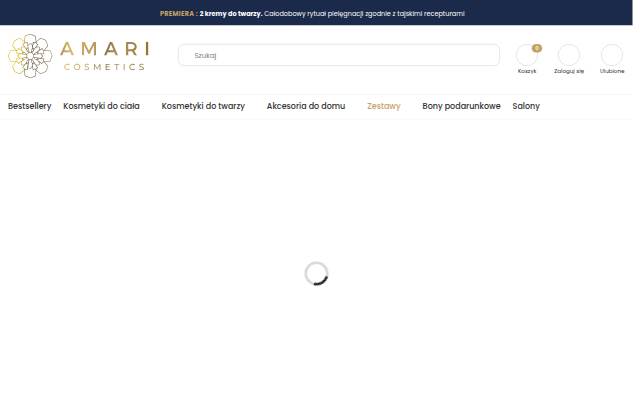 AMARI Cosmetics storefront
