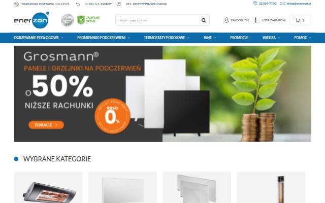 Escaparate de sklep.enerzon.pl