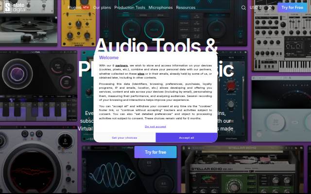 Slate Digital storefront