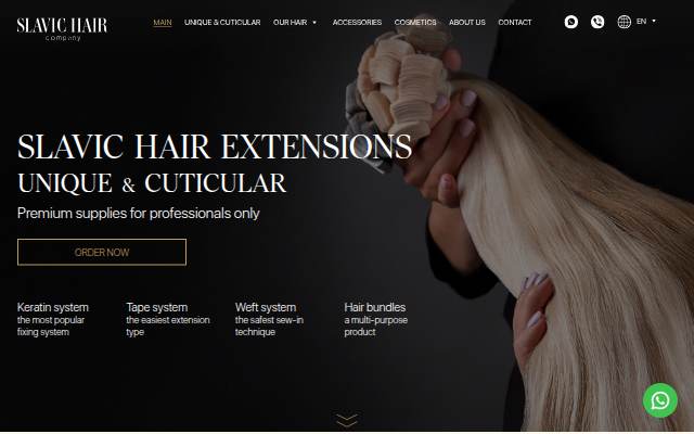 Slavic Hair storefront