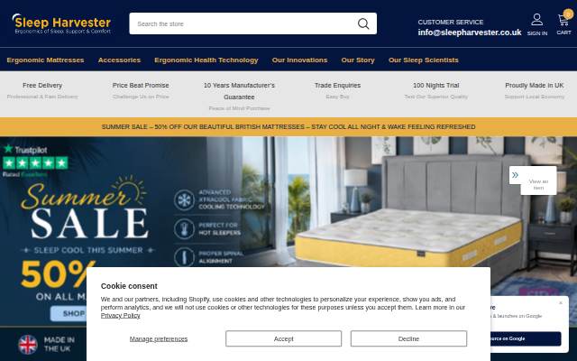 Montra da Sleep Harvester