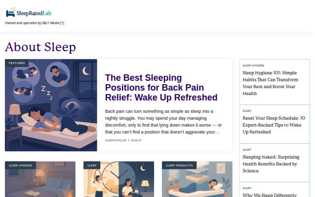 Montra da Sleep Rated Lab