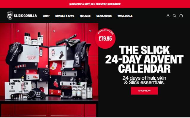 Slick Gorilla UK storefront