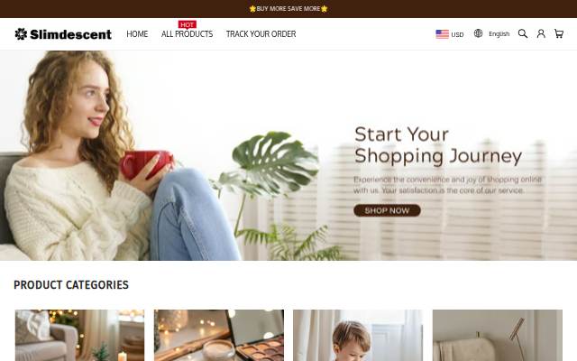 Slimdescent storefront