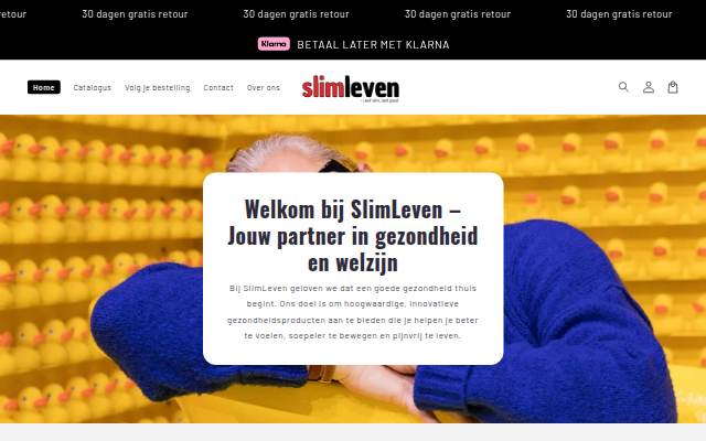 Startseite von SlimLeven.com - Leef slim, leef goed