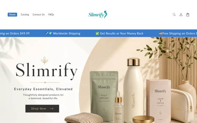 Slimrify storefront
