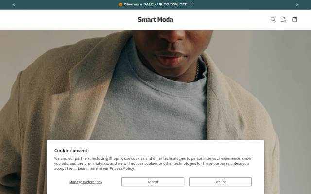 smart moda storefront