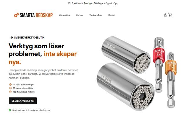 Smartaredskap storefront