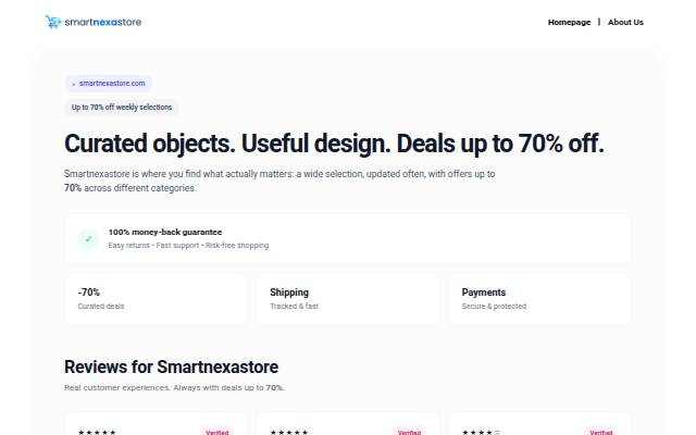 smartnexastore.com storefront