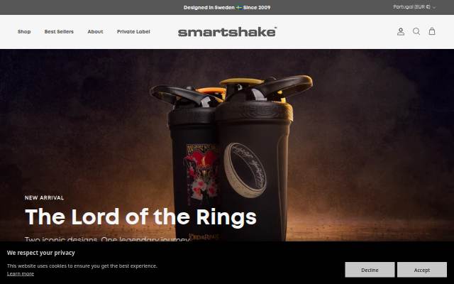Smartshake storefront