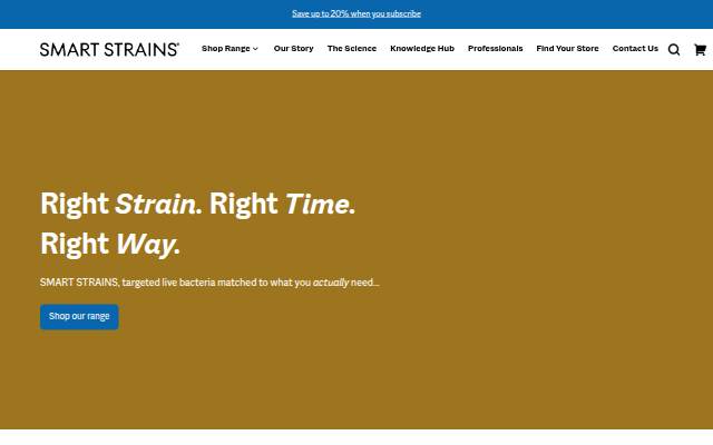 SMART STRAINS® storefront