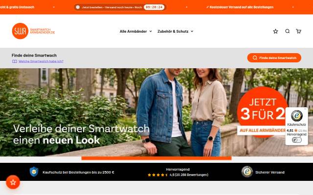 Smartwatch-straps.co.uk storefront