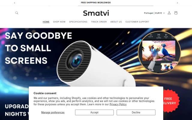 Smatvi storefront