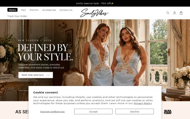 Startseite von Smilyvibes