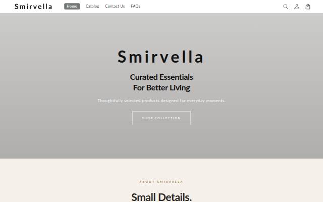 Smirvella storefront