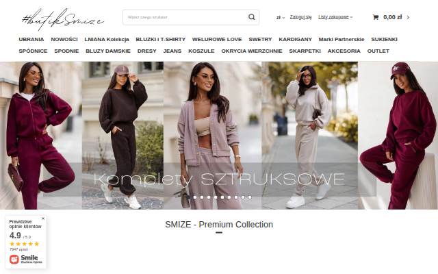 @butik.SMIZE storefront