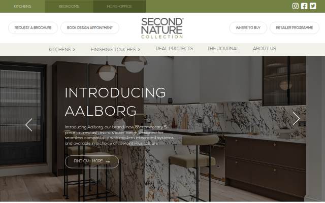 Startseite von Second Nature Collection