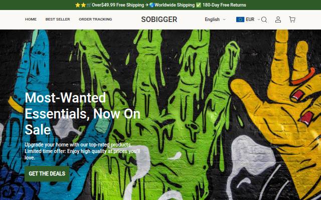 SOBIGGER storefront