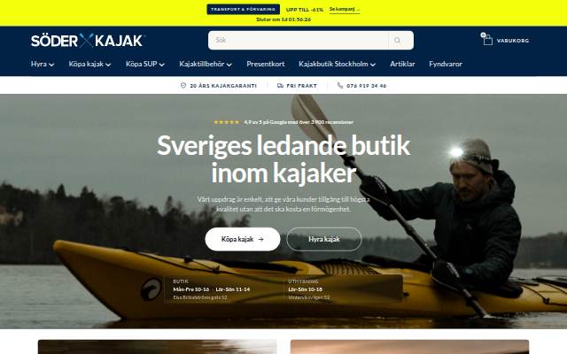Söderkajak storefront