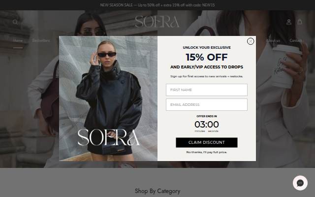 SOERA storefront