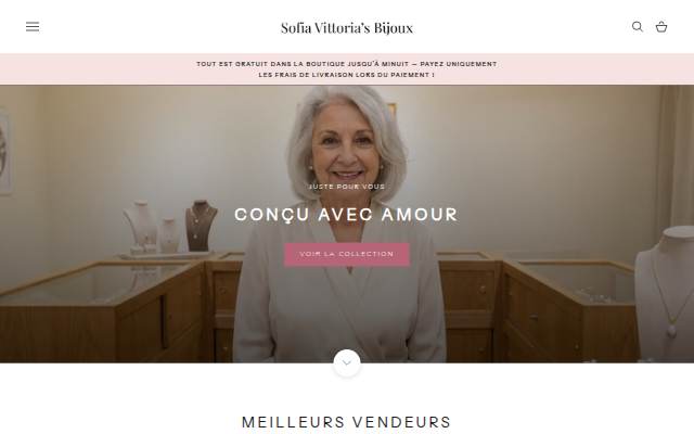 Sofia Vittoria Bijoux storefront