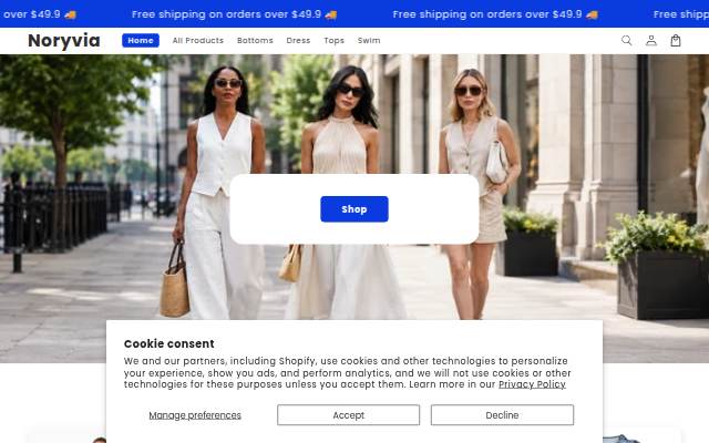 Noryvia storefront