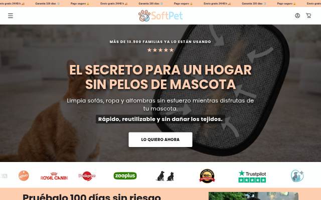 SoftPet storefront