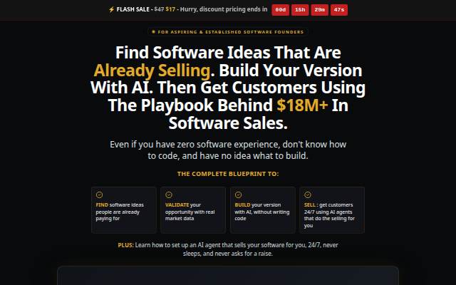 The Software Sales Kit: Build &amp; Sell Software With AI storefront