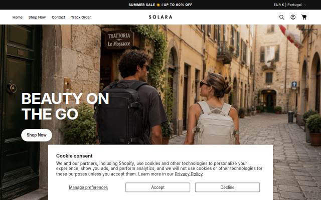 Solara storefront