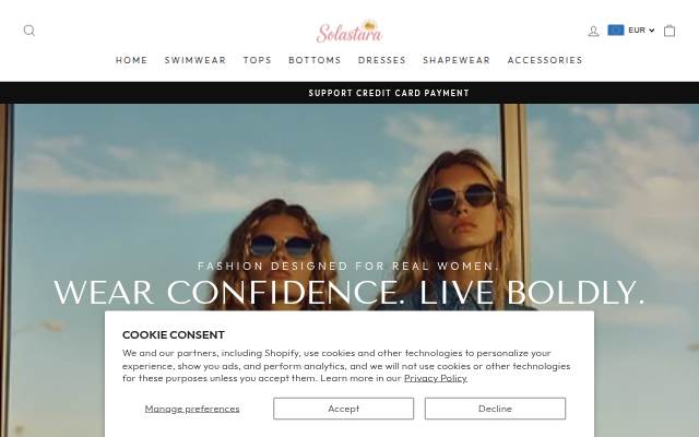 Solastara storefront
