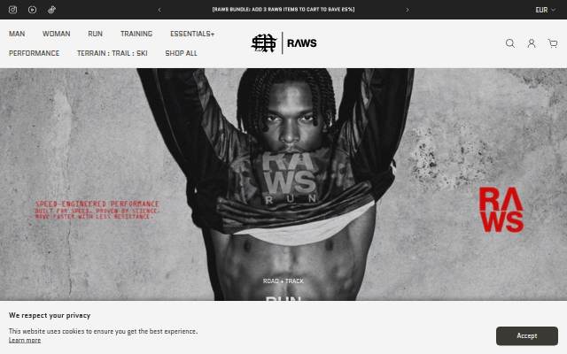 RAWS storefront