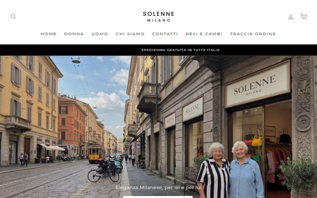 Solenne Milano storefront