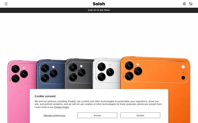 Soloh storefront