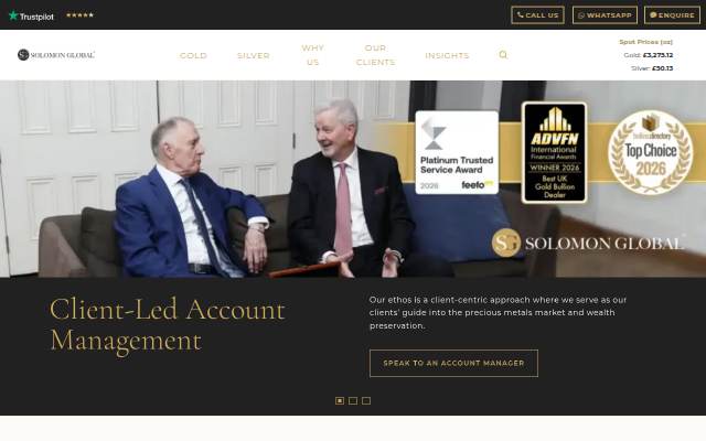 Solomon Global storefront