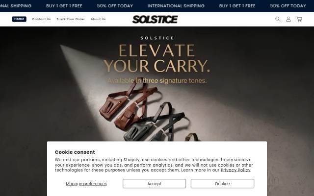 solsticeofficial storefront