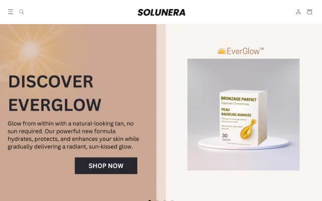 Solunera storefront