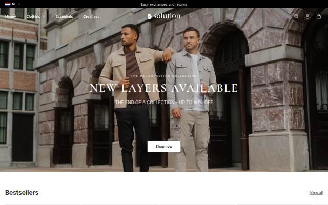 Montra da Solution Clothing