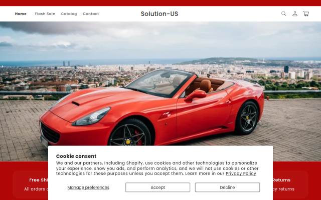 Solution-US storefront