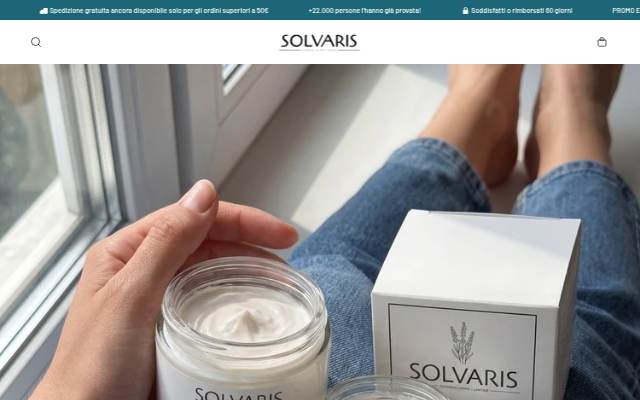Solvaris storefront