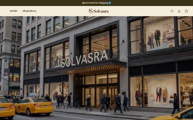 Solvasra storefront
