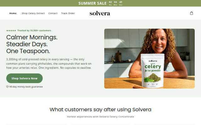 Solvera storefront