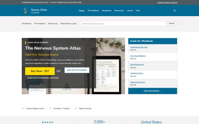 Startseite von Soma Atlas Academy
