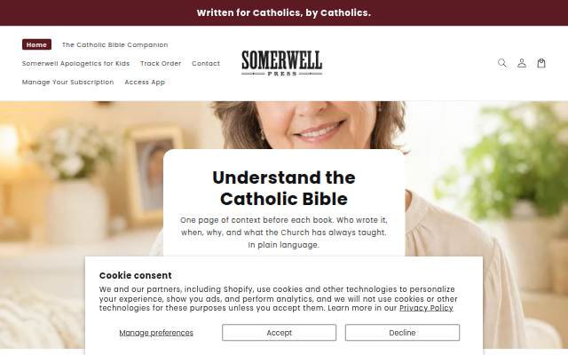 Startseite von Somerwell Shop